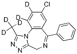 Xanax-d5 Struktur