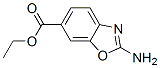 6-Benzoxazolecarboxylicacid,2-amino-,ethylester(9CI) Struktur