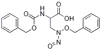 3-[Nitroso(benzyloxy)amino]-N-[(benzyloxy)carbonyl]-D,L-alanine
 Struktur