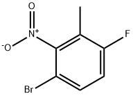 1-BroMo-4-fluoro-3-Methyl-2-nitrobenzene Struktur