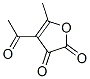 2,3-Furandione, 4-acetyl-5-methyl- (9CI) Struktur