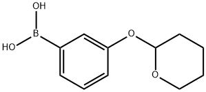 3-(Tetrahydropyran-2-yloxy)phenylboronic acid Struktur