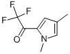 Ethanone, 1-(1,4-dimethyl-1H-pyrrol-2-yl)-2,2,2-trifluoro- (9CI) Struktur