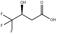 (S)-4,4,4-TRIFLUORO-3-HYDROXYBUTYRIC ACID Struktur