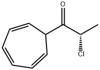 1-Propanone, 2-chloro-1-(2,4,6-cycloheptatrien-1-yl)-, (S)- (9CI) Struktur