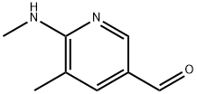 5-Methyl-6-(MethylaMino)nicotinaldehyde Struktur