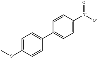 1-(Methylsulfanyl)-4-(4-nitrophenyl)benzene Struktur