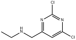 (2,6-Dichloro-pyrimidin-4-ylmethyl)-ethyl-amine Struktur