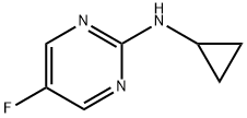 Cyclopropyl-(5-fluoro-pyrimidin-2-yl)-amine Struktur