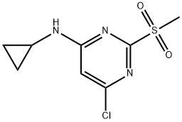 (6-Chloro-2-methanesulfonyl-pyrimidin-4-yl)-cyclopropyl-amine