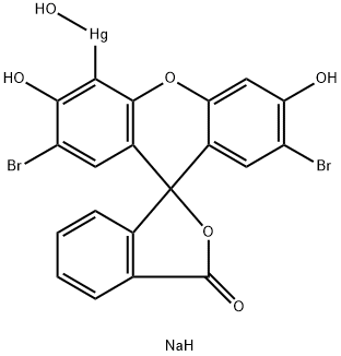 MERBROMIN Struktur