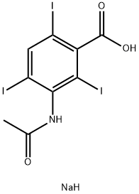 sodium acetrizoate Struktur