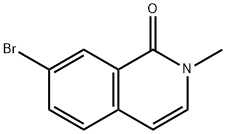 7-broMo-2-Methylisoquinolin-1(2H)-one Struktur