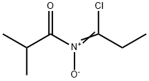 Propanimidoyl  chloride,  N-(2-methyl-1-oxopropyl)-,  N-oxide  (9CI) Struktur