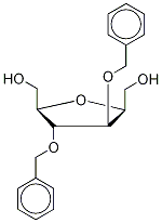 2,5-Anhydro-3,4-dibenzyl-D-glucitol Struktur