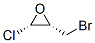 (2S,3S)-2-(bromomethyl)-3-chloro-oxirane Struktur