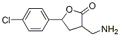 3-aminomethyl-5-(4-chlorophenyl)-tetrahydrofuran-2-one Struktur