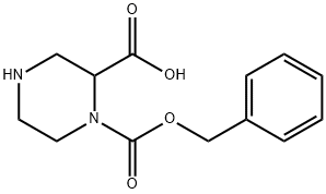 1-CBZ-PIPERAZINE-2-CARBOXYLIC ACID Struktur