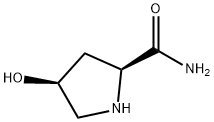 2-Pyrrolidinecarboxamide,4-hydroxy-,(2S,4S)-(9CI) Struktur