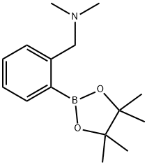 DIMETHYL-[2-(4,4,5,5-TETRAMETHYL-[1,3,2]DIOXABOROLAN-2-YL)-BENZYL]-AMINE Struktur