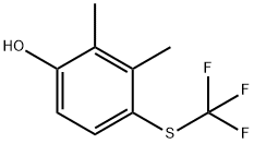 2,3-DIMETHYL-4-(TRIFLUOROMETHYLTHIO)PHENOL Struktur