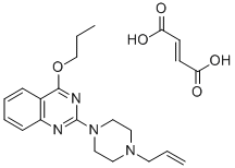 2-(4-(2-Propenyl)-1-piperazinyl)-4-propoxyquinazoline (E)-2-butenedioa te (1:1) Struktur