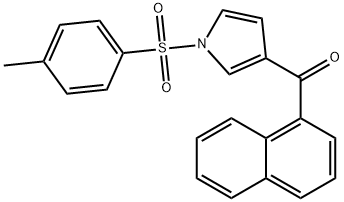 naphthalen-1-yl(1-tosyl-1H-pyrrol-3-yl)methanone Structure