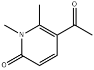 2(1H)-Pyridinone, 5-acetyl-1,6-dimethyl- (9CI) Struktur