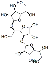 O-beta-D-Galactofuranosyl-(1-3)-O-(beta-D-galactofuranosyl-(1-5))-alph a-D-galactofuranose Struktur