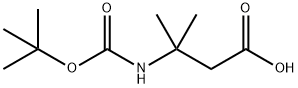 3-TERT-BUTOXYCARBONYLAMINO-3-METHYL-BUTYRIC ACID Struktur