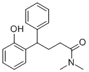 Benzenebutanamide, 2-hydroxy-N,N-dimethyl-gamma-phenyl- Struktur