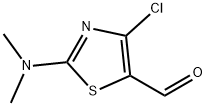 4-CHLORO-2-(DIMETHYLAMINO)-1,3-THIAZOLE-5-CARBALDEHYDE Struktur