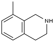 8-methyl-1,2,3,4-tetrahydroisoquinoline Struktur