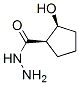 Cyclopentanecarboxylic acid, 2-hydroxy-, hydrazide, cis- (9CI) Struktur