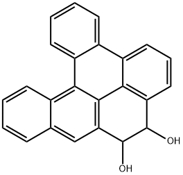 dibenzo(a,l)pyrene 8,9-dihydrodiol Struktur