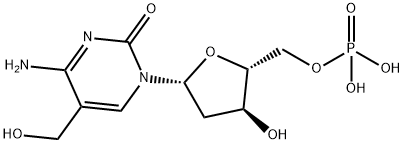 5-hydroxymethyldeoxycytidylic acid Struktur