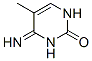 2(1H)-Pyrimidinone, 3,4-dihydro-4-imino-5-methyl-, (E)- (9CI) Struktur