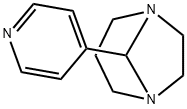 8-(4-Pyridyl)-1,5-diazabicyclo[3.2.1]octane Struktur