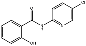 N-(5-chloropyridin-2-yl)-2-hydroxybenzamide Struktur