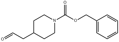 4-(2-OXO-ETHYL)-PIPERIDINE-1-CARBOXYLIC ACID BENZYL ESTER Struktur