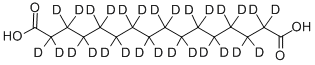 1,16-HEXADECANEDIOIC-D28 ACID Struktur