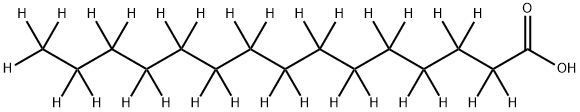 PENTADECANOIC-D29 ACID Struktur