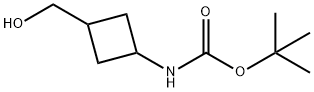 3-(Boc-aMino)cyclobutaneMethanol Struktur