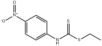 p-Nitrophenyldithiocarbamic acid ethyl ester Struktur