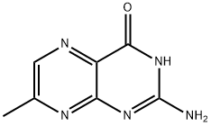 4(1H)-Pteridinone,2-amino-7-methyl-(8CI,9CI) Struktur