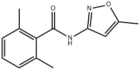 2,6-二甲基-N-(5-甲基異惡唑-3-基)苯甲酰胺 結(jié)構(gòu)式