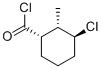 Cyclohexanecarbonyl chloride, 3-chloro-2-methyl-, (1alpha,2alpha,3beta)- (9CI) Struktur