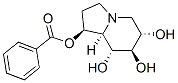 1,6,7,8-Indolizinetetrol, octahydro-, 1-benzoate, 1S-(1.alpha.,6.beta.,7.alpha.,8.beta.,8a.beta.)- Struktur