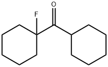 Methanone, cyclohexyl(1-fluorocyclohexyl)- (9CI) Struktur