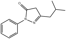 3-isobutyl-1-phenyl-1H-pyrazol-5-ol Struktur